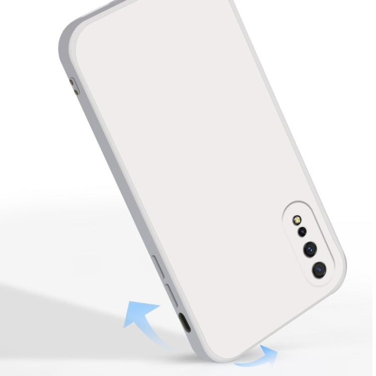 Solid Color Imitation Liquid Silicone Straight Edge Dropproof Full Coverage Protective Case, For vivo iQOO Neo, For vivo IQOO Neo3