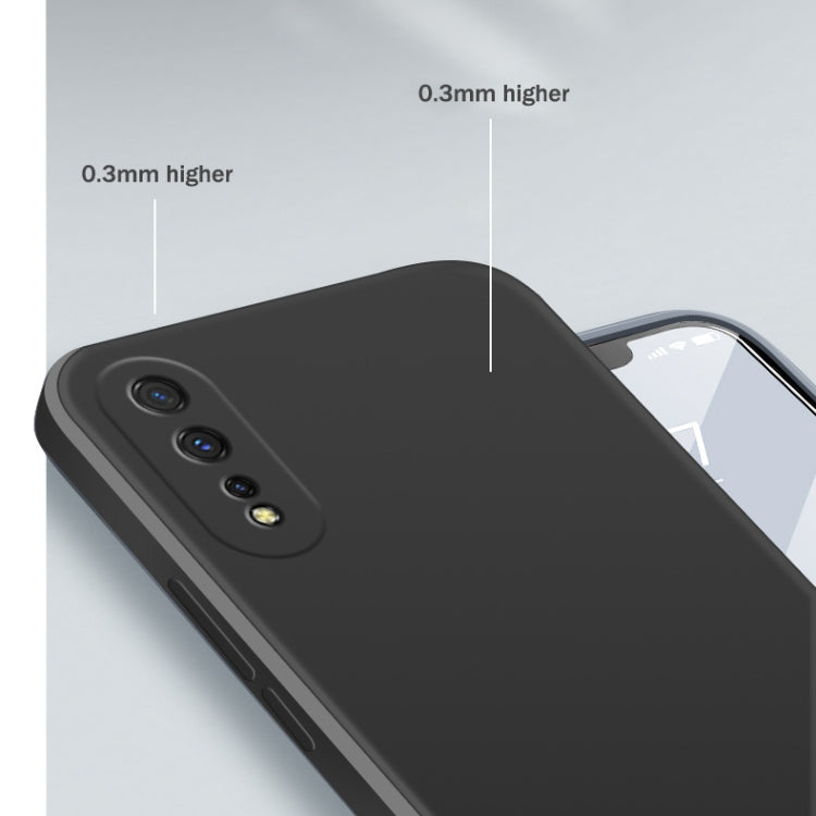 Solid Color Imitation Liquid Silicone Straight Edge Dropproof Full Coverage Protective Case, For vivo iQOO Neo, For vivo IQOO Neo3