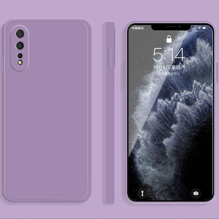 Solid Color Imitation Liquid Silicone Straight Edge Dropproof Full Coverage Protective Case, For vivo iQOO Neo, For vivo IQOO Neo3