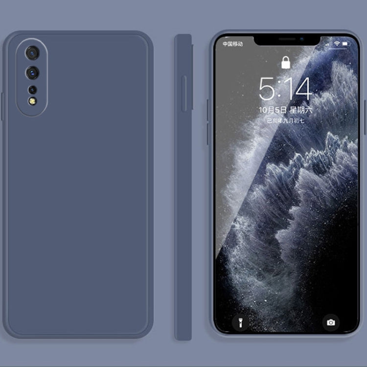 Solid Color Imitation Liquid Silicone Straight Edge Dropproof Full Coverage Protective Case, For vivo iQOO Neo, For vivo IQOO Neo3