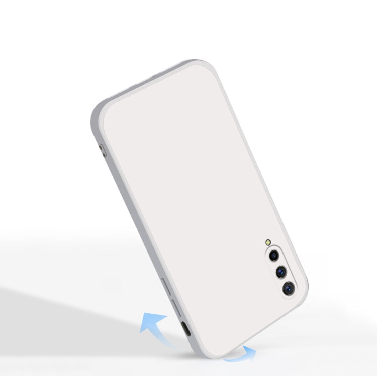 Solid Color Imitation Liquid Silicone Straight Edge Dropproof Full Coverage Protective Case, For vivo iQOO Pro, For vivo IQOO