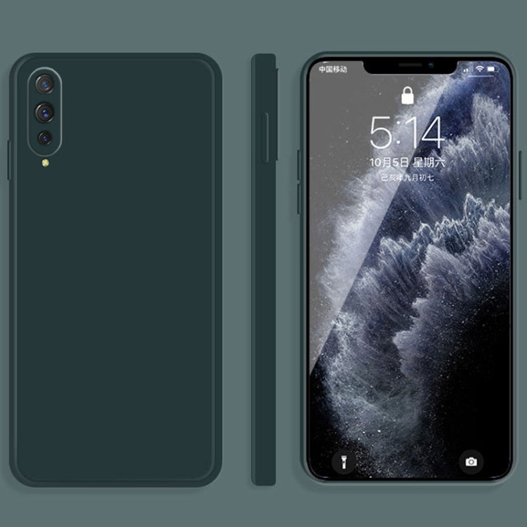 Solid Color Imitation Liquid Silicone Straight Edge Dropproof Full Coverage Protective Case, For vivo iQOO Pro, For vivo IQOO