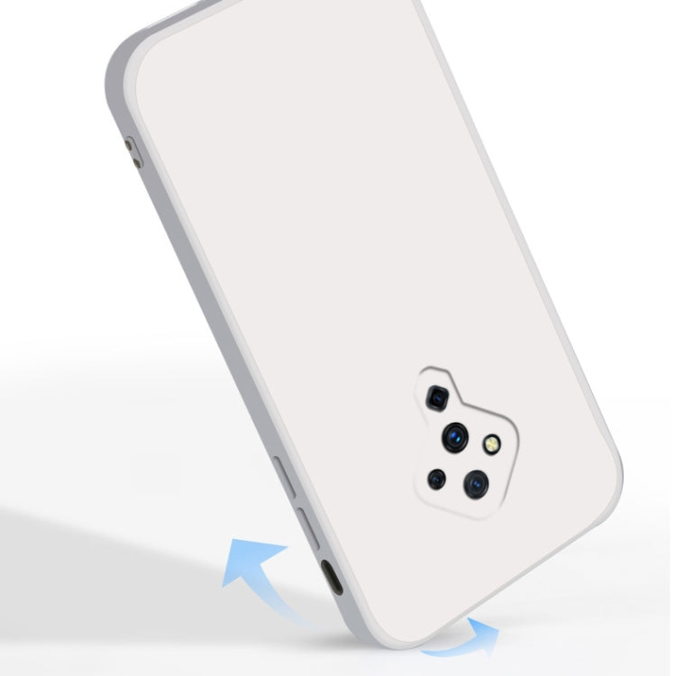 Solid Color Imitation Liquid Silicone Straight Edge Dropproof Full Coverage Protective Case, For vivo S5, For vivo S6