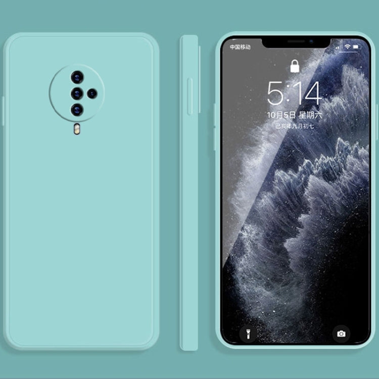 Solid Color Imitation Liquid Silicone Straight Edge Dropproof Full Coverage Protective Case, For vivo S5, For vivo S6