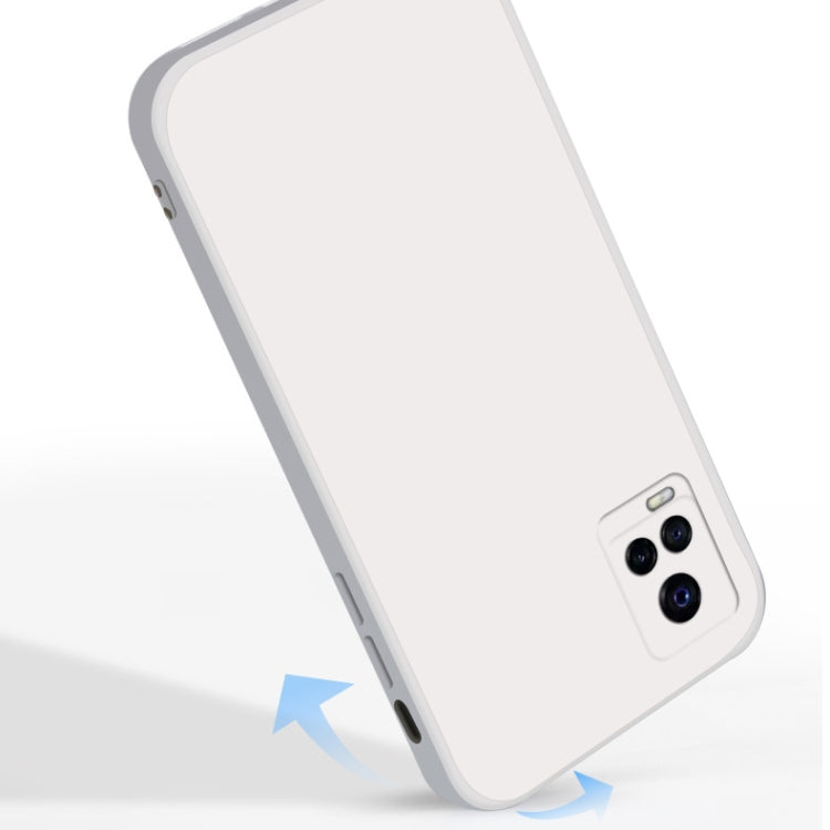 Solid Color Imitation Liquid Silicone Straight Edge Dropproof Full Coverage Protective Case, For vivo S7, For vivo X23