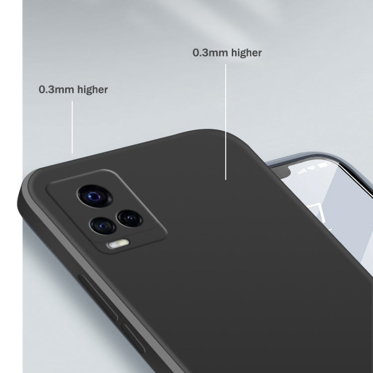 Solid Color Imitation Liquid Silicone Straight Edge Dropproof Full Coverage Protective Case, For vivo S7, For vivo X23