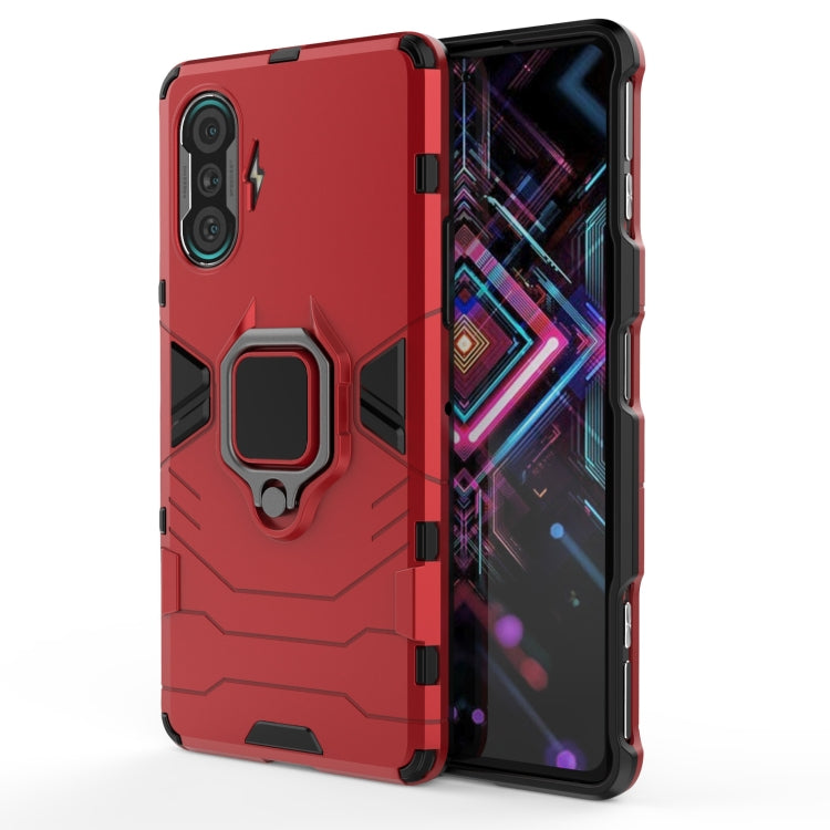 Shockproof PC + TPU Protective Case with Magnetic Ring Holder, For OPPO Realme X7 Pro Ultra, For Xiaomi Redmi K40 Gaming, For Honor Play 5T