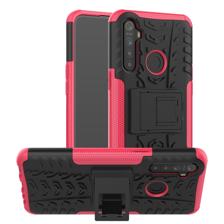 Tire Texture TPU + PC Shockproof Case with Holder, For OPPO Realme 5, For OPPO RENO 2, For iPad 10.2