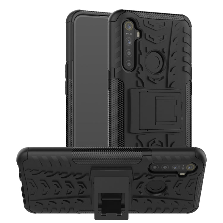 Tire Texture TPU + PC Shockproof Case with Holder, For OPPO Realme 5, For OPPO RENO 2, For iPad 10.2