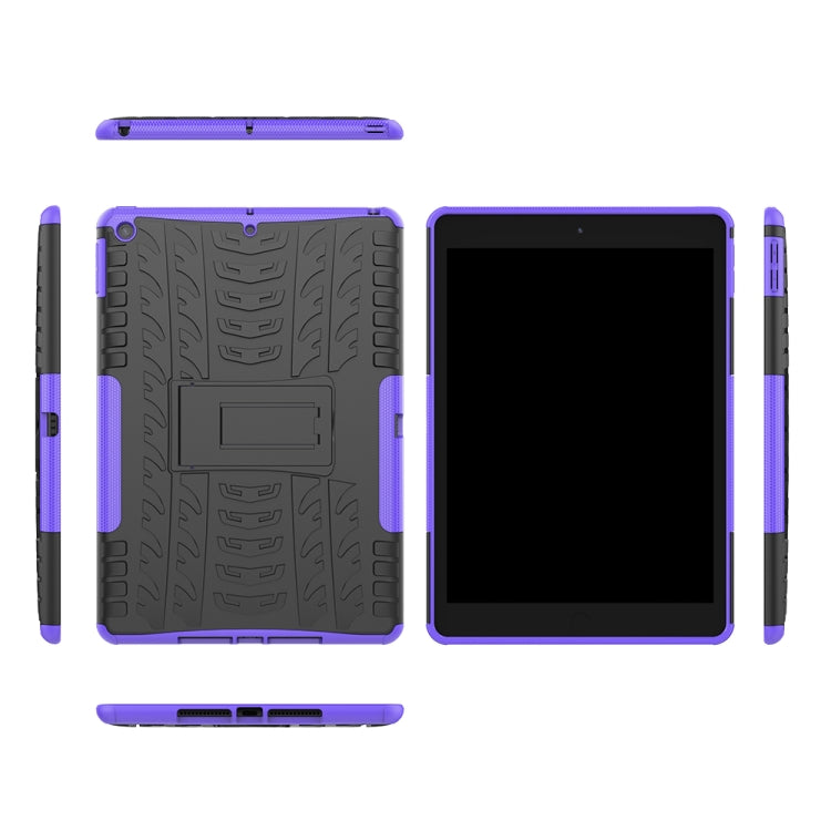 Tire Texture TPU + PC Shockproof Case with Holder, For iPad 10.2