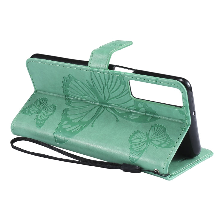 Pressed Printing Butterfly Pattern Horizontal Flip PU Leather Case with Holder & Card Slots & Wallet & Lanyard, For LG Stylo 7 5G / 4G, For OPPO A74 4G / F19 4G, For OPPO A94 5G / F19 Pro / Reno 5F