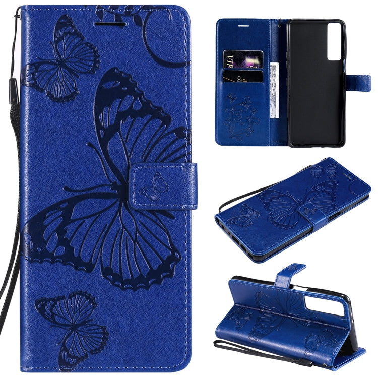 Pressed Printing Butterfly Pattern Horizontal Flip PU Leather Case with Holder & Card Slots & Wallet & Lanyard, For LG Stylo 7 5G / 4G, For OPPO A74 4G / F19 4G, For OPPO A94 5G / F19 Pro / Reno 5F, For OPPO A93 5G / A74 5G