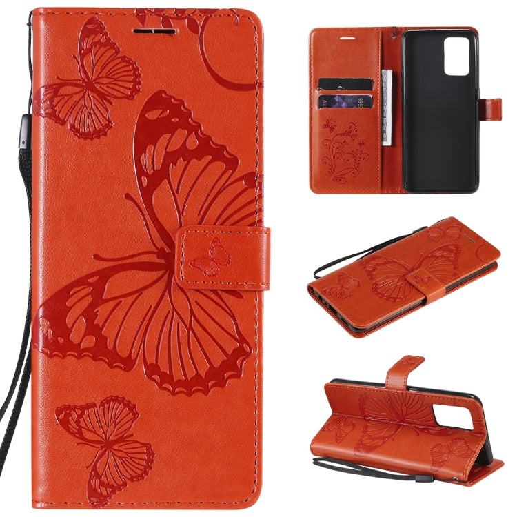 Pressed Printing Butterfly Pattern Horizontal Flip PU Leather Case with Holder & Card Slots & Wallet & Lanyard, For LG Stylo 7 5G / 4G, For OPPO A74 4G / F19 4G, For OPPO A94 5G / F19 Pro / Reno 5F, For OPPO A93 5G / A74 5G