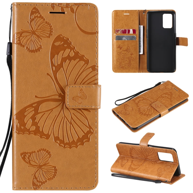 Pressed Printing Butterfly Pattern Horizontal Flip PU Leather Case with Holder & Card Slots & Wallet & Lanyard, For LG Stylo 7 5G / 4G, For OPPO A74 4G / F19 4G, For OPPO A94 5G / F19 Pro / Reno 5F