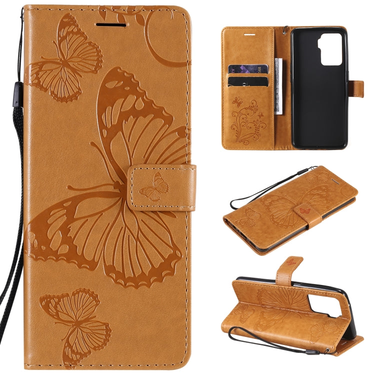 Pressed Printing Butterfly Pattern Horizontal Flip PU Leather Case with Holder & Card Slots & Wallet & Lanyard, For LG Stylo 7 5G / 4G, For OPPO A74 4G / F19 4G, For OPPO A94 5G / F19 Pro / Reno 5F