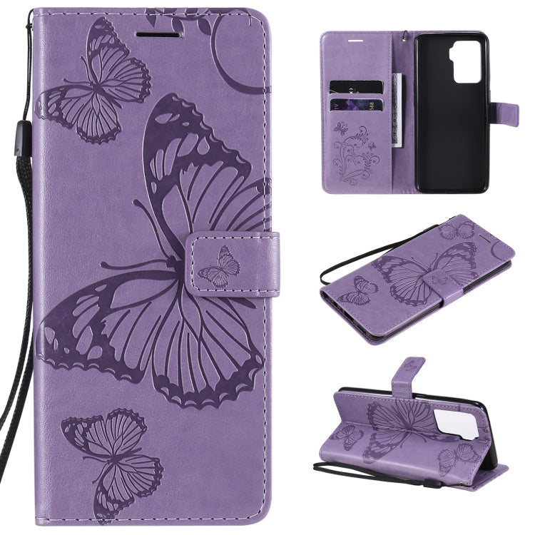 Pressed Printing Butterfly Pattern Horizontal Flip PU Leather Case with Holder & Card Slots & Wallet & Lanyard, For LG Stylo 7 5G / 4G, For OPPO A74 4G / F19 4G, For OPPO A94 5G / F19 Pro / Reno 5F, For OPPO A93 5G / A74 5G