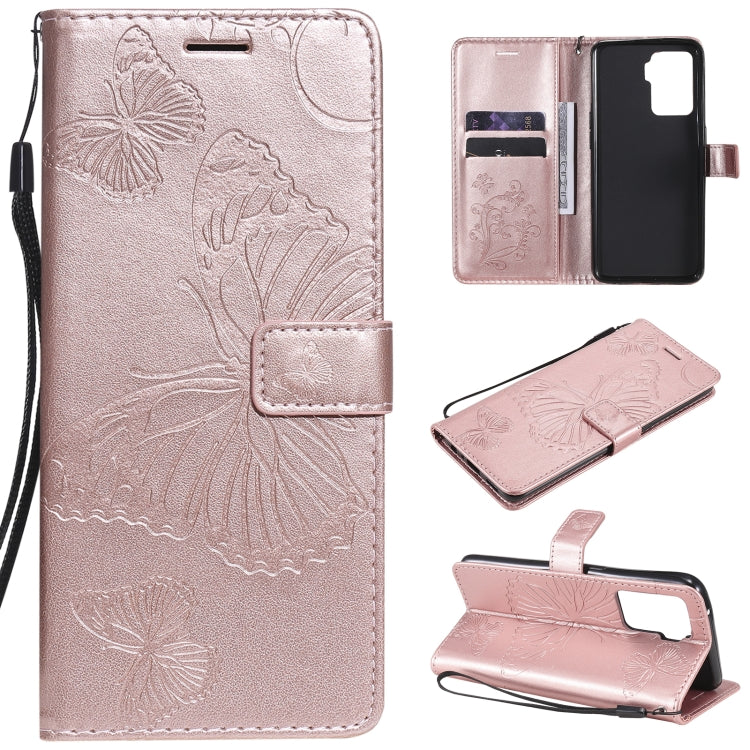 Pressed Printing Butterfly Pattern Horizontal Flip PU Leather Case with Holder & Card Slots & Wallet & Lanyard, For LG Stylo 7 5G / 4G, For OPPO A74 4G / F19 4G, For OPPO A94 5G / F19 Pro / Reno 5F, For OPPO A93 5G / A74 5G