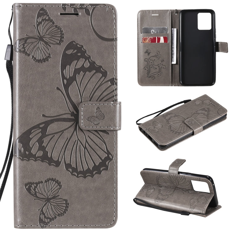 Pressed Printing Butterfly Pattern Horizontal Flip PU Leather Case with Holder & Card Slots & Wallet & Lanyard, For OPPO Realme 8 Pro / Realme 8, For OPPO Realme V13, For OPPO Reno5 Pro+ 5G / Find X3 Neo, For OPPO Find X3 Pro / Find X3