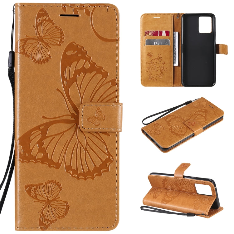 Pressed Printing Butterfly Pattern Horizontal Flip PU Leather Case with Holder & Card Slots & Wallet & Lanyard, For OPPO A93 5G / A74 5G, For OPPO Realme 8 Pro / Realme 8, For OPPO Realme V13