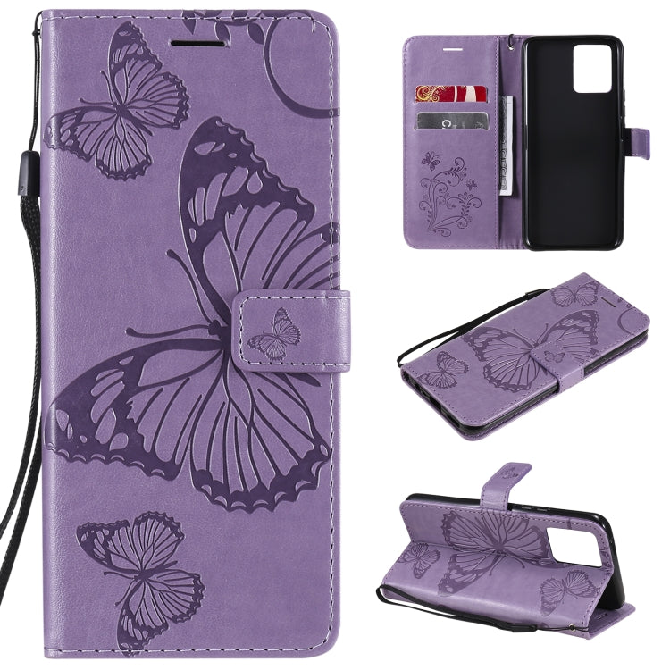 Pressed Printing Butterfly Pattern Horizontal Flip PU Leather Case with Holder & Card Slots & Wallet & Lanyard, For OPPO A93 5G / A74 5G, For OPPO Realme 8 Pro / Realme 8, For OPPO Realme V13