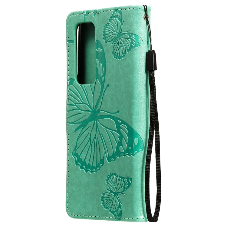 Pressed Printing Butterfly Pattern Horizontal Flip PU Leather Case with Holder & Card Slots & Wallet & Lanyard, For OPPO Reno5 Pro+ 5G / Find X3 Neo, For OPPO Find X3 Pro / Find X3, For Xiaomi Redmi Note 10 4G