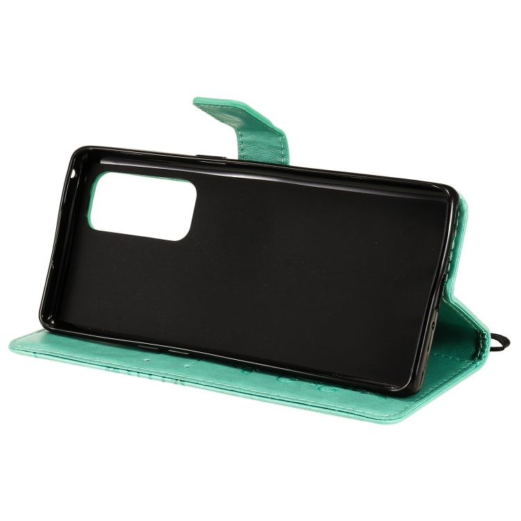 Pressed Printing Butterfly Pattern Horizontal Flip PU Leather Case with Holder & Card Slots & Wallet & Lanyard, For OPPO Reno5 Pro+ 5G / Find X3 Neo, For OPPO Find X3 Pro / Find X3, For Xiaomi Redmi Note 10 4G