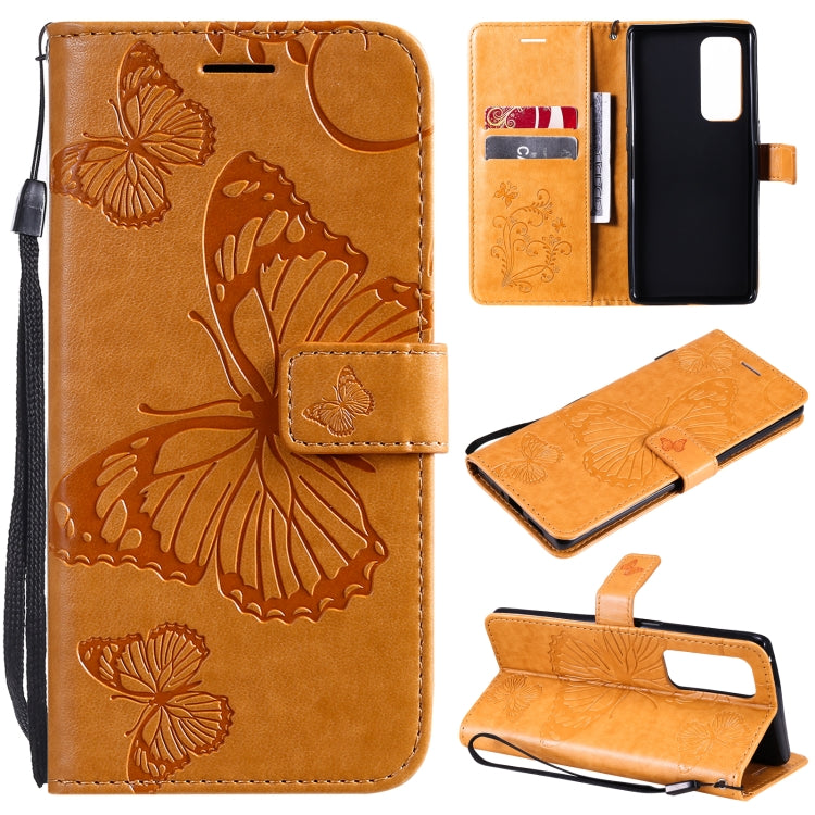 Pressed Printing Butterfly Pattern Horizontal Flip PU Leather Case with Holder & Card Slots & Wallet & Lanyard, For OPPO Reno5 Pro+ 5G / Find X3 Neo, For OPPO Find X3 Pro / Find X3, For Xiaomi Redmi Note 10 4G
