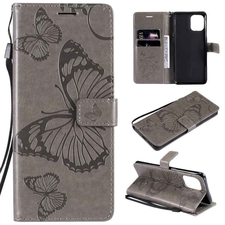 Pressed Printing Butterfly Pattern Horizontal Flip PU Leather Case with Holder & Card Slots & Wallet & Lanyard, For OPPO Reno5 Pro+ 5G / Find X3 Neo, For OPPO Find X3 Pro / Find X3, For Xiaomi Redmi Note 10 4G