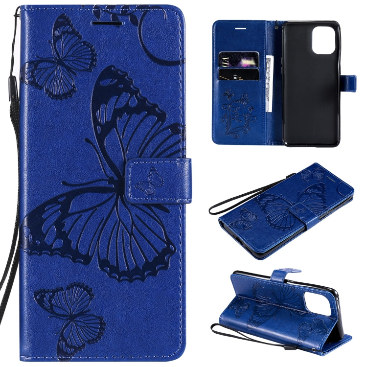 Pressed Printing Butterfly Pattern Horizontal Flip PU Leather Case with Holder & Card Slots & Wallet & Lanyard, For OPPO Reno5 Pro+ 5G / Find X3 Neo, For OPPO Find X3 Pro / Find X3, For Xiaomi Redmi Note 10 4G