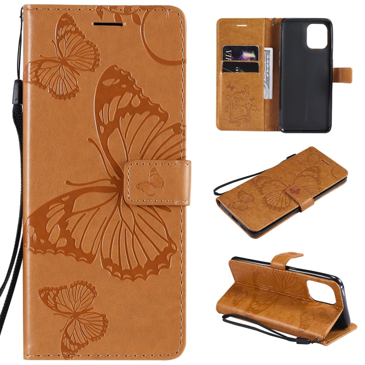 Pressed Printing Butterfly Pattern Horizontal Flip PU Leather Case with Holder & Card Slots & Wallet & Lanyard, For OPPO Reno5 Pro+ 5G / Find X3 Neo, For OPPO Find X3 Pro / Find X3, For Xiaomi Redmi Note 10 4G