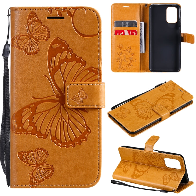 Pressed Printing Butterfly Pattern Horizontal Flip PU Leather Case with Holder & Card Slots & Wallet & Lanyard, For OPPO Reno5 Pro+ 5G / Find X3 Neo, For OPPO Find X3 Pro / Find X3, For Xiaomi Redmi Note 10 4G