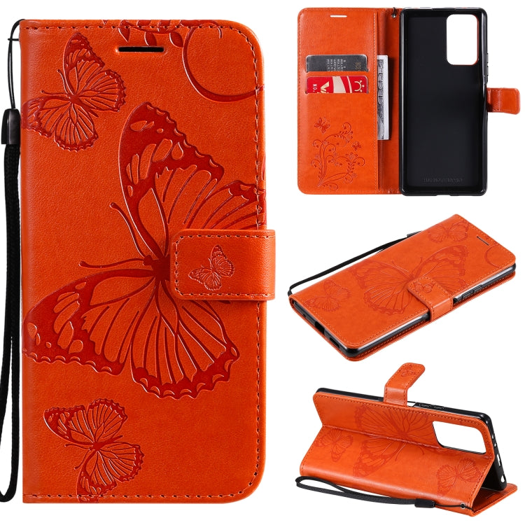 Pressed Printing Butterfly Pattern Horizontal Flip PU Leather Case with Holder & Card Slots & Wallet & Lanyard, For Xiaomi Redmi Note 10 4G, For Xiaomi Redmi Note 10 Pro 4G, For Samsung Galaxy A32 4G, For Samsung Galaxy S21 FE