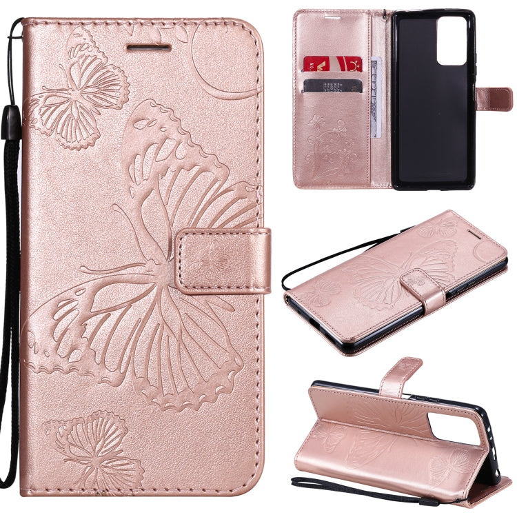 Pressed Printing Butterfly Pattern Horizontal Flip PU Leather Case with Holder & Card Slots & Wallet & Lanyard, For Xiaomi Redmi Note 10 4G, For Xiaomi Redmi Note 10 Pro 4G, For Samsung Galaxy A32 4G, For Samsung Galaxy S21 FE