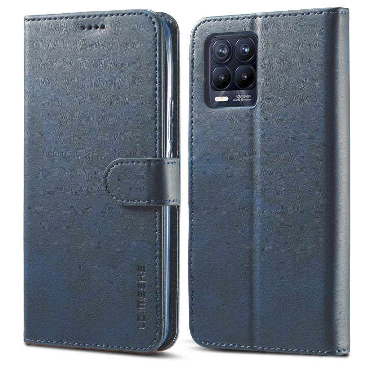 LC.IMEEKE Calf Texture Horizontal Flip Leather Case, with Holder &amp; Card Slots &amp; Wallet, For OPPO Realme 8 / 8 Pro, For OPPO F19 Pro/A94 4G/Reno 5F