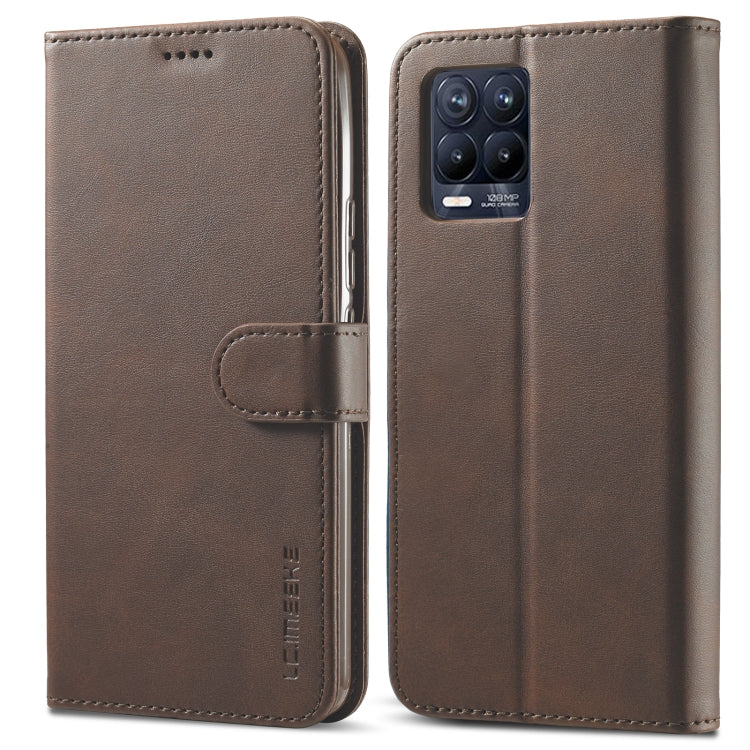 LC.IMEEKE Calf Texture Horizontal Flip Leather Case, with Holder & Card Slots & Wallet, For OPPO Realme 8 / 8 Pro, For OPPO F19 Pro/A94 4G/Reno 5F