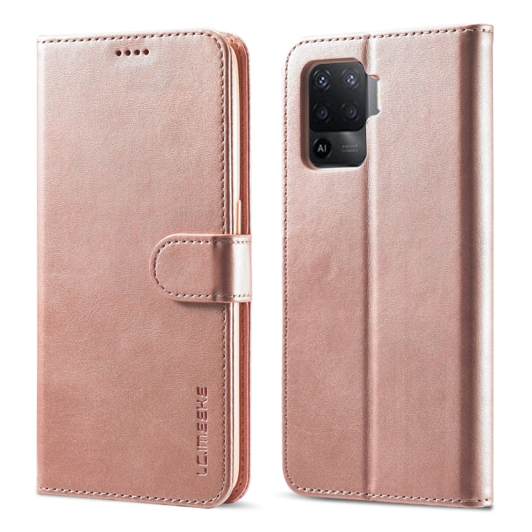 LC.IMEEKE Calf Texture Horizontal Flip Leather Case, with Holder &amp; Card Slots &amp; Wallet, For OPPO Realme 8 / 8 Pro, For OPPO F19 Pro/A94 4G/Reno 5F