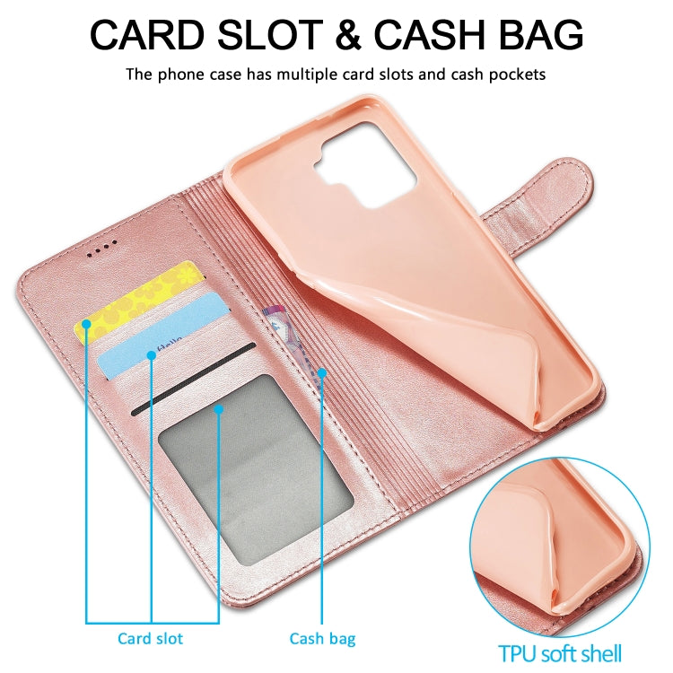 LC.IMEEKE Calf Texture Horizontal Flip Leather Case, with Holder &amp; Card Slots &amp; Wallet, For OPPO Realme 8 / 8 Pro, For OPPO F19 Pro/A94 4G/Reno 5F