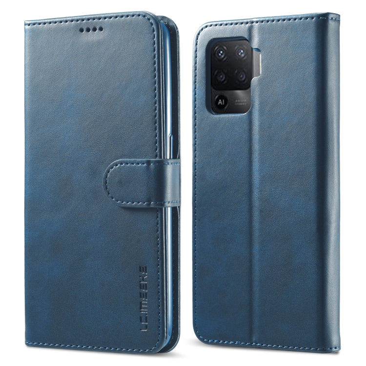 LC.IMEEKE Calf Texture Horizontal Flip Leather Case, with Holder & Card Slots & Wallet, For OPPO Realme 8 / 8 Pro, For OPPO F19 Pro/A94 4G/Reno 5F