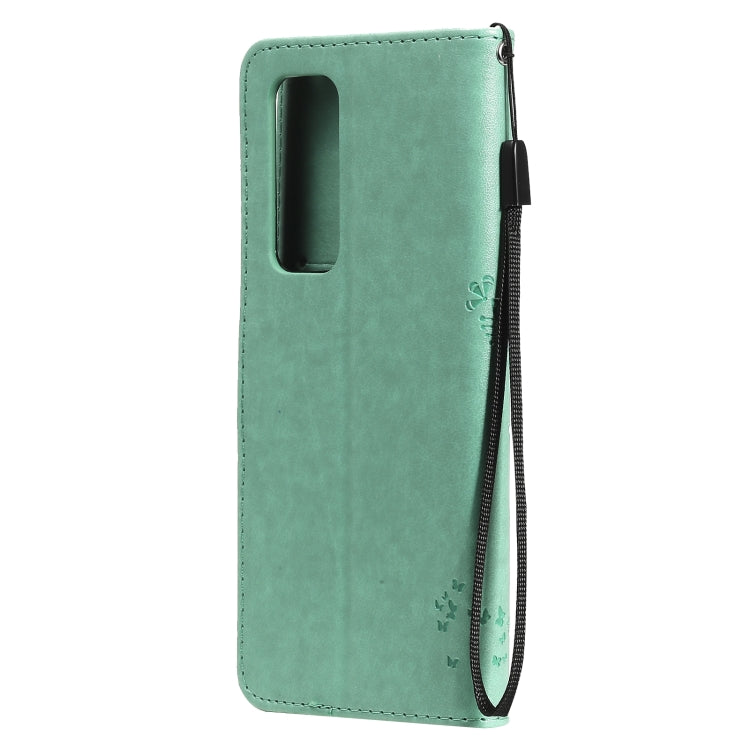 Tree & Cat Pattern Pressed Printing Horizontal Flip PU Leather Case with Holder & Card Slots & Wallet & Lanyard, For OPPO Reno5 Pro+ 5G / Find X3 Neo, For OPPO Find X3 / X3 Pro