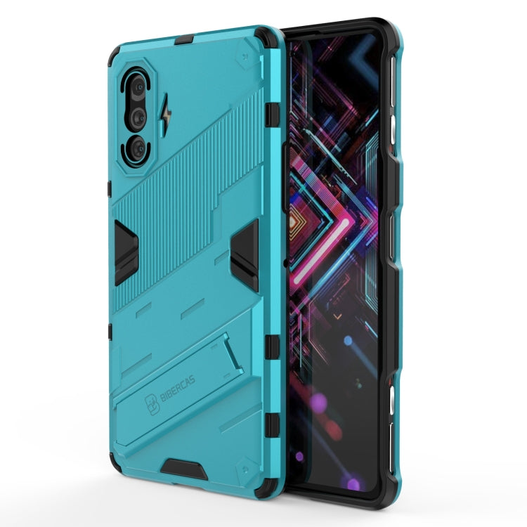 Punk Armor 2 in 1 PC + TPU Shockproof Case with Invisible Holder, For vivo V21, For Xiaomi Redmi K40 Gaming, For Honor Play 5T