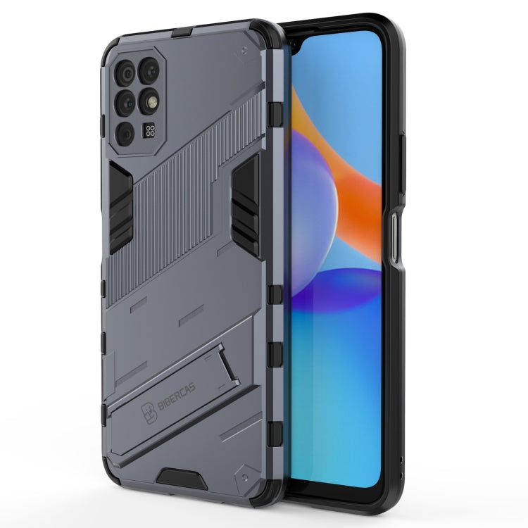 Punk Armor 2 in 1 PC + TPU Shockproof Case with Invisible Holder, For vivo V21, For Xiaomi Redmi K40 Gaming, For Honor Play 5T