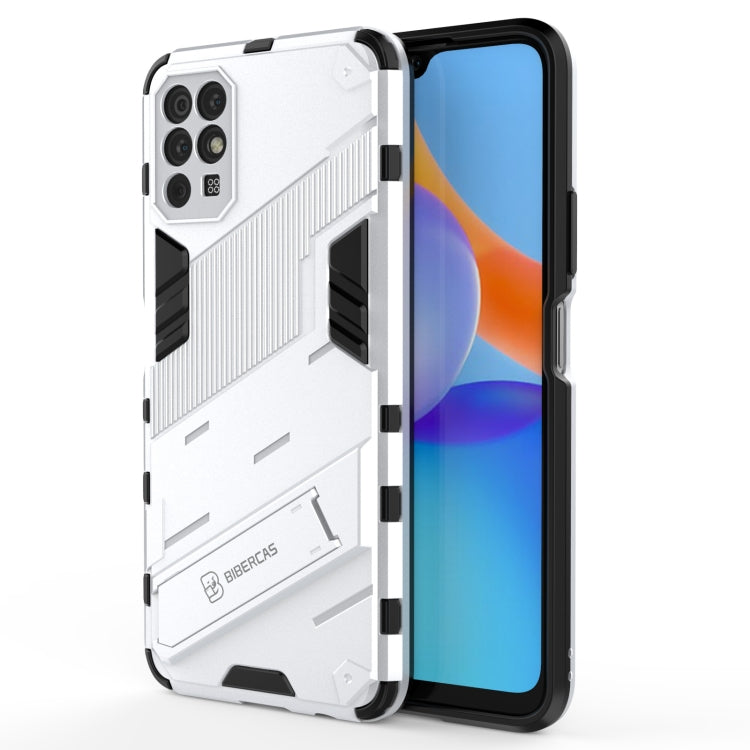 Punk Armor 2 in 1 PC + TPU Shockproof Case with Invisible Holder, For vivo V21, For Xiaomi Redmi K40 Gaming, For Honor Play 5T