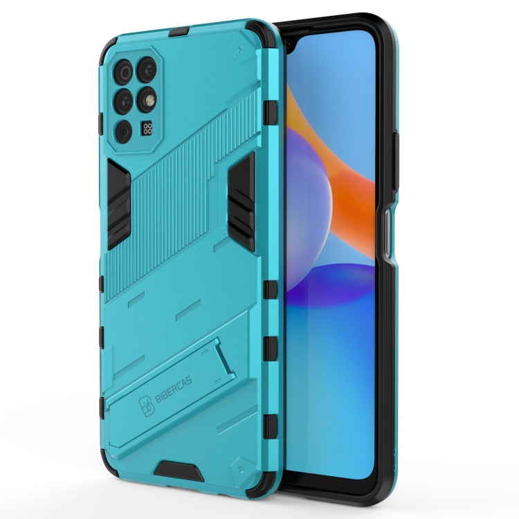 Punk Armor 2 in 1 PC + TPU Shockproof Case with Invisible Holder, For vivo V21, For Xiaomi Redmi K40 Gaming, For Honor Play 5T