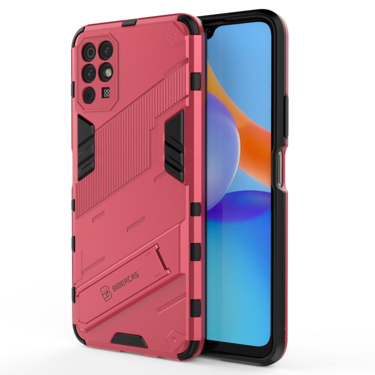 Punk Armor 2 in 1 PC + TPU Shockproof Case with Invisible Holder, For vivo V21, For Xiaomi Redmi K40 Gaming, For Honor Play 5T