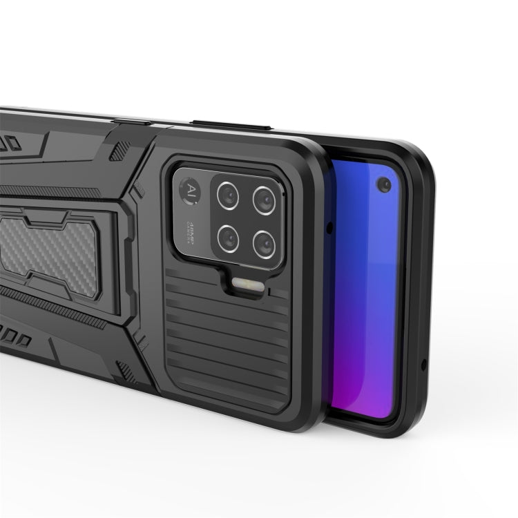War Chariot Series Armor All-inclusive Shockproof PC + TPU Protective Case with Invisible Holder, For OPPO F19 Pro