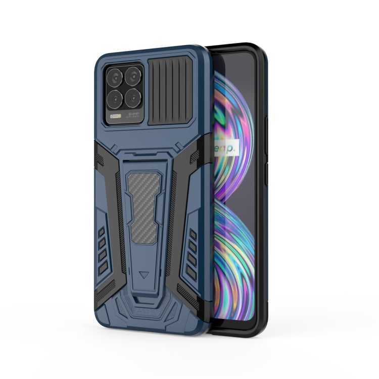 War Chariot Series Armor All-inclusive Shockproof PC + TPU Protective Case with Invisible Holder, For OPPO F19 Pro, For OPPO F19 Pro+ 5G, For OPPO Realme 8