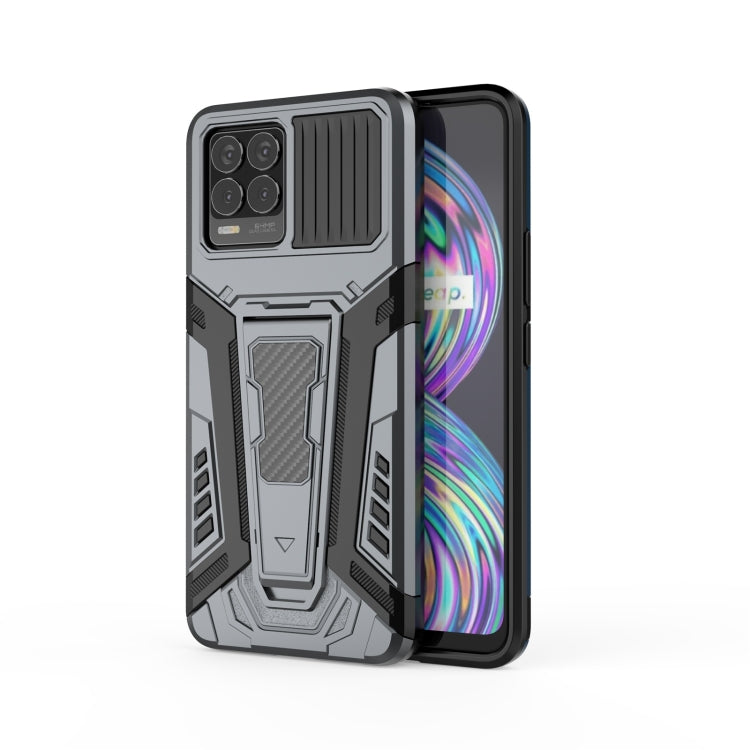 War Chariot Series Armor All-inclusive Shockproof PC + TPU Protective Case with Invisible Holder, For OPPO F19 Pro, For OPPO F19 Pro+ 5G, For OPPO Realme 8