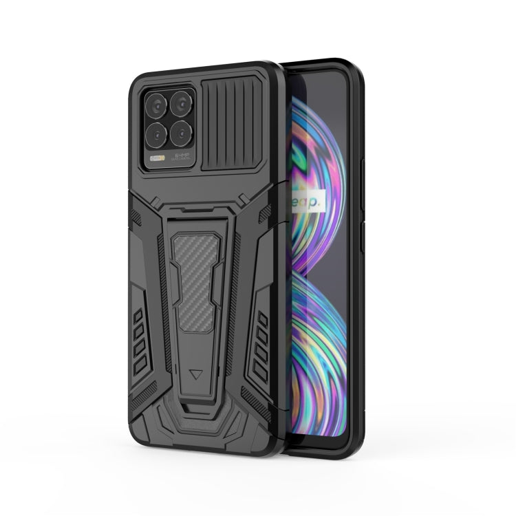 War Chariot Series Armor All-inclusive Shockproof PC + TPU Protective Case with Invisible Holder, For OPPO F19 Pro, For OPPO F19 Pro+ 5G, For OPPO Realme 8