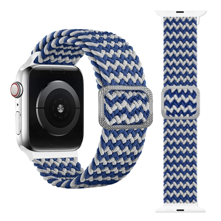 Buckle Braided Elastic Strap Watch Band For Apple Watch Series 9&amp;8&amp;7 41mm / SE 3&amp;SE 2&amp;6&amp;SE&amp;5&amp;4 40mm / 3&amp;2&amp;1 38mm(Rainbow Color), For Apple Watch Series 7 41mm / 6 &amp; SE &amp; 5 &amp; 4 40mm / 3 &amp; 2 &amp; 1 38mm