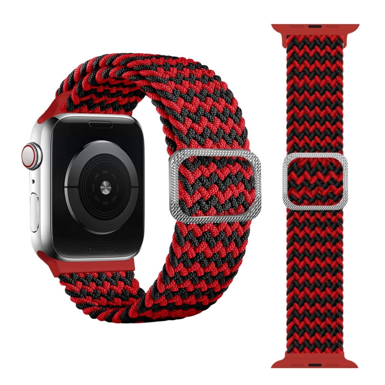 Buckle Braided Elastic Strap Watch Band For Apple Watch Series 9&amp;8&amp;7 41mm / SE 3&amp;SE 2&amp;6&amp;SE&amp;5&amp;4 40mm / 3&amp;2&amp;1 38mm(Rainbow Color), For Apple Watch Series 7 41mm / 6 &amp; SE &amp; 5 &amp; 4 40mm / 3 &amp; 2 &amp; 1 38mm